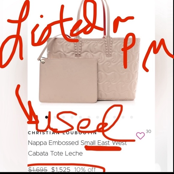 NEW Christian Louboutin, new with SKU Tag & Dustbag. AUTHENTICATED, NWT, SKU - Picture 12 of 16